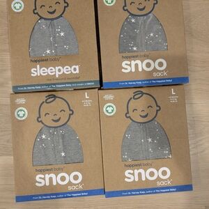 100% Organic Snoo Sack 4-Pack (S,M,L,L)
